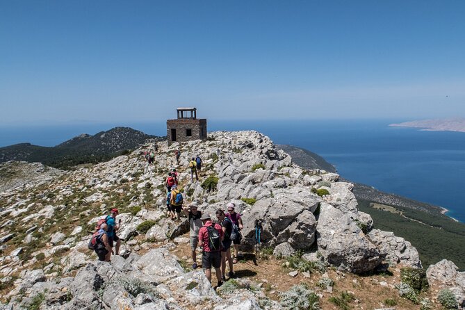 Small Group Hiking on Mount Akramitis in Rhodes - Reaching the summit of Mount Akramitis