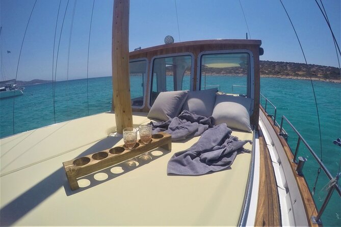 Small Group Kaiki Cruise & Greek Gastronomy Experience - Panteronisi finishes with a natural swimming pool