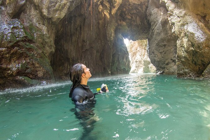 Snorkeling Trip to Kourtaliotiko Gorge Waterfalls, Plakias, Crete - The climb out uses a different route