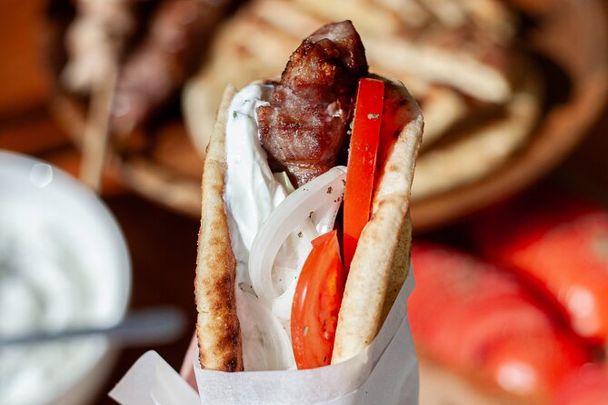 Souvlaki Cooking Class with Locals – Transfer Included - Making tzatziki from local ingredients