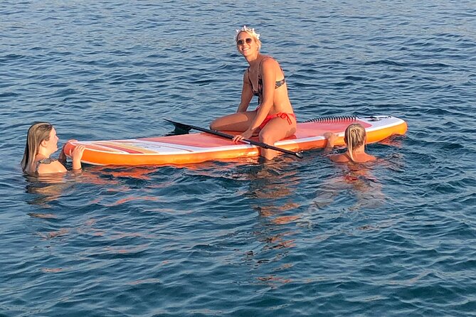 Stand-up Paddleboard Lazareta Experience Chania Crete (tour) - Arriving at Lazareta island