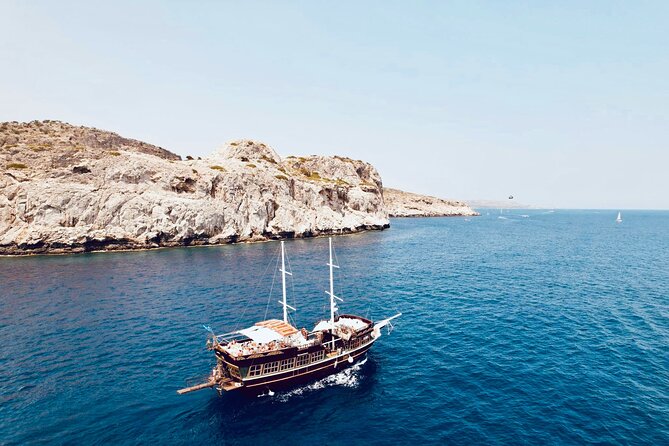 Sun & Sea 6 Hour All Inclusive Swimming Cruise with Greek BBQ & Unlimited Drinks - Anthony Quinn Bay: the scenic first impression