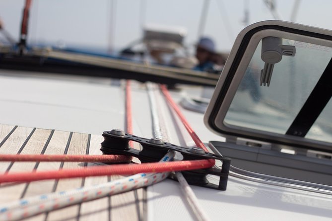 Sunset Caldera Sailing Cruise - Palea Kameni and the volcanic water
