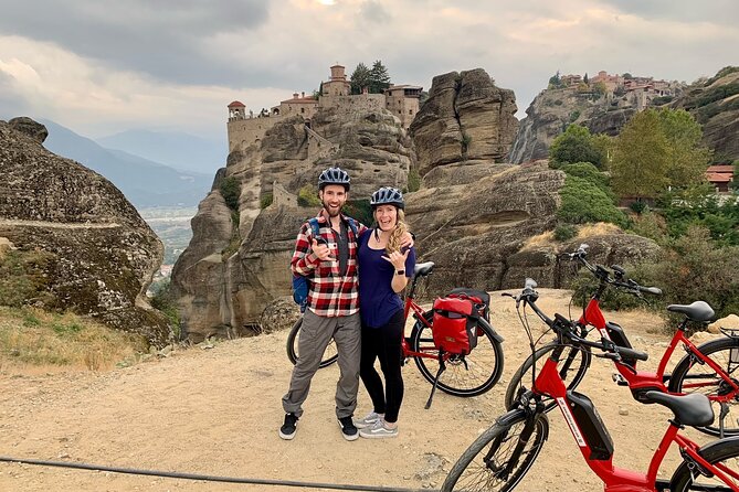 Sunset Meteora Tour on E-Bike - Six monasteries, ruined sites, and big rock views
