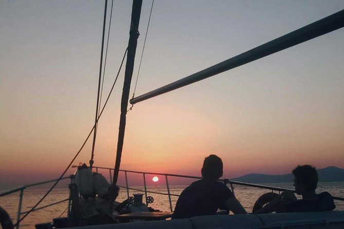 Sunset South Coast Sail Cruise with lunch,drinks, optional transfer - Super Paradise Beach swim and snorkeling stop