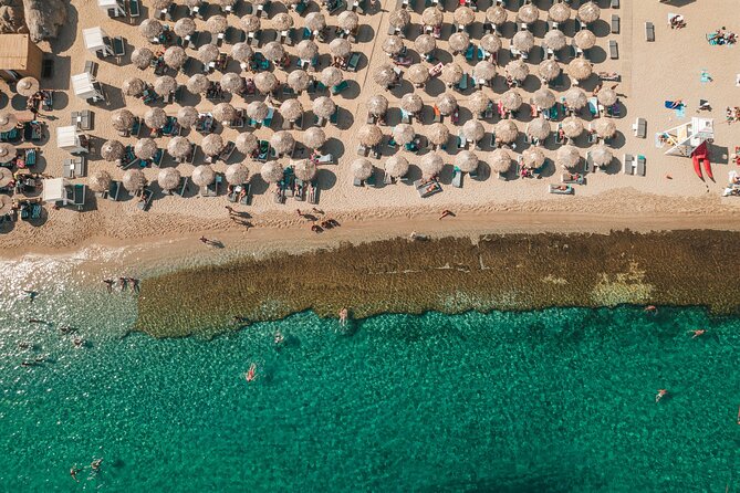 Super Paradise Beach Mykonos Seaside Sunbed (3rd & 4th row) - The Famous Mykonos Party Mood