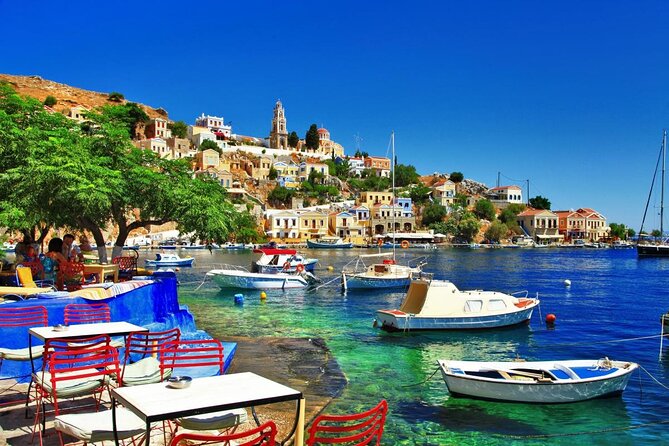 Symi Island from Rhodes with transfers from Ialysos and Ixia - Starting at Mandraki Port at 7:30