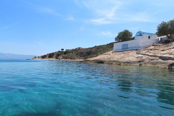 The Santa Maria 3 Island Cruise in the Aegean w/ Free Audio Guide - Plati brings the clearest swim break