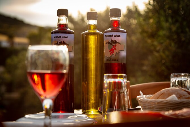 Tour and Wine Tasting in Mykonian Land - Greek music and the family welcome