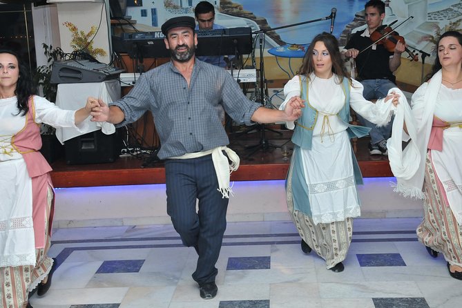 Traditional Greek Night live Music & Dinner Show in Santorini - Getting there from around Santorini