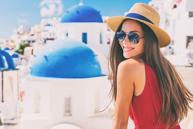 Traditional Villages Full day Tour in Santorini - Two Hours at Perissa Black Sand Beach