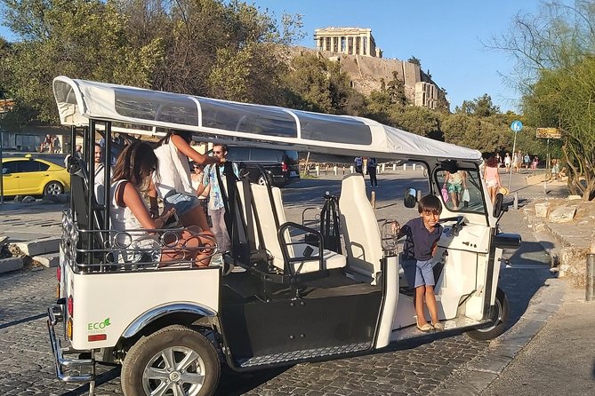 Tuk Tuk Athens Complete City Center Tour - 100% Electric (3 hour) - Ancient and Roman remains along the route