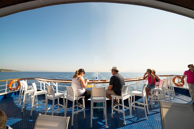 VIP Day Cruise from Athens to Hydra, Poros and Aegina - Aegina in two hours: pistachios, coffee, and choices
