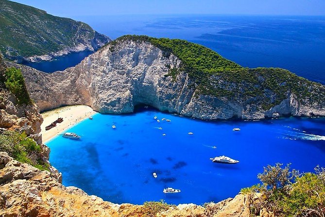 VIP Full Day Tour Shipwreck Blue Caves and top view - Bochali View Point gives you the island at a glance