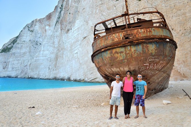 VIP Full Day Tour Shipwreck Blue Caves and top view - Xigia Beach offers a brief natural spa stop