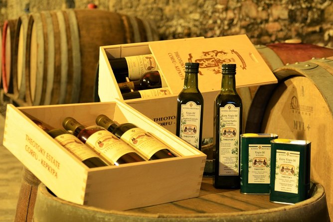 Winery tour with Wine and Olive tasting in Corfu - Add the olive oil tasting and local snack