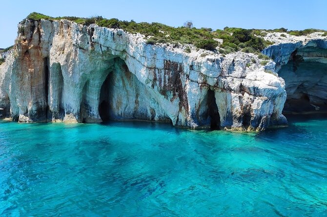 Zakynthos All Day Tour Shipwreck beach, view point-Blue Caves - Xigia Sulfur Beach brings a natural spa stop