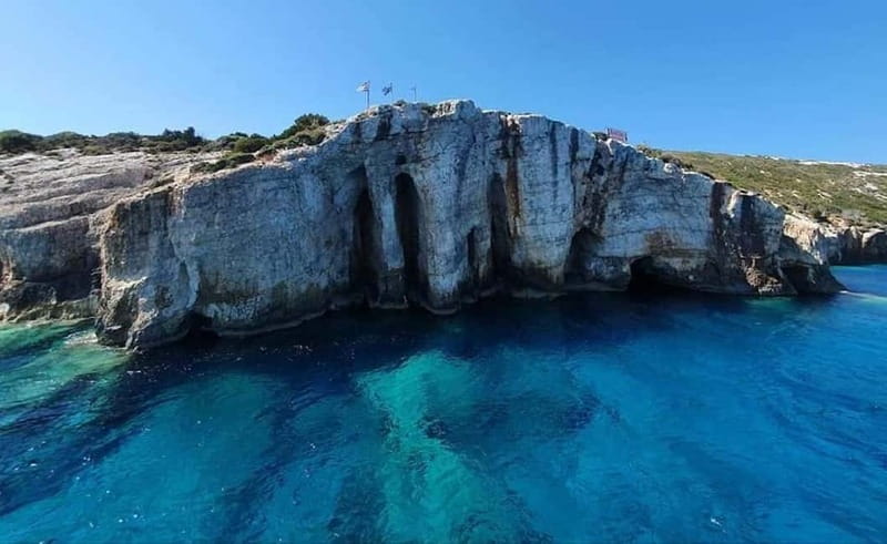 Zakynthos: Blue Caves and Navagio Bay Swim Cruise - Navagio Bay and the shipwreck in 15 minutes