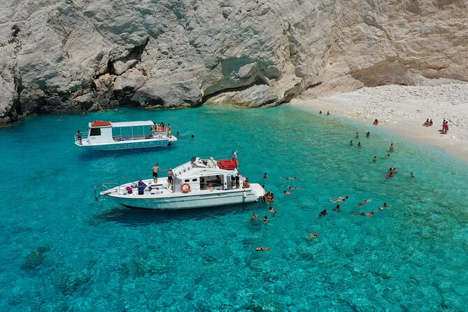 Zakynthos boat tour:Shipwreck& Local blue caves with 3 Swim Stops - The main strengths and the real drawbacks