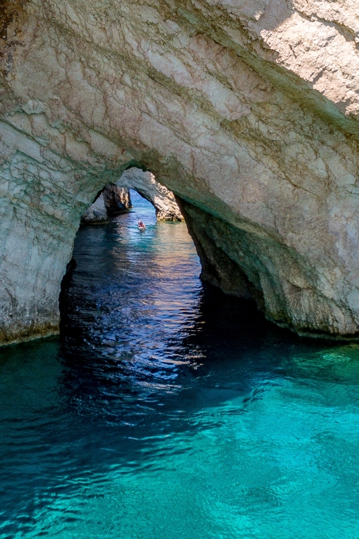 Zakynthos: Cruise to Navagio Shipwreck with swimming stops - Swimming through the Blue Caves