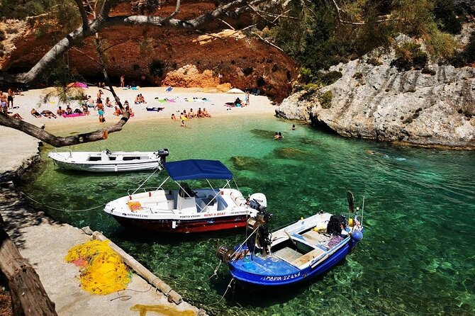Zakynthos Early Morning Small Group Tour Shipwreck & Blue Caves - Anafonitria lunch and local food
