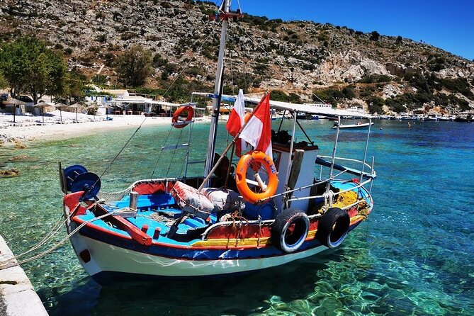 Zakynthos Early Morning Small Group Tour Shipwreck & Blue Caves - Exo Chora’s ancient olive tree