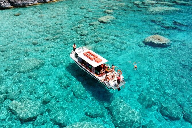 Zakynthos Half Day swimming tour to Turtle island and keri caves - One hour on Marathonisi, the turtle-shaped island