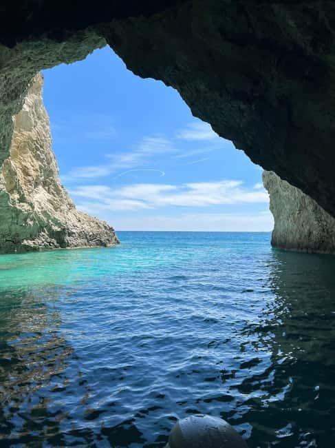 Zakynthos: Laganas Bay, Myzithres & Turtles Speedboat Tour - Keri Caves and the second swim