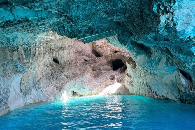 Zakynthos Shipwreck Beach with Blue Caves Land and Sea Tour - Porto Vromi is the gateway to the sea portion