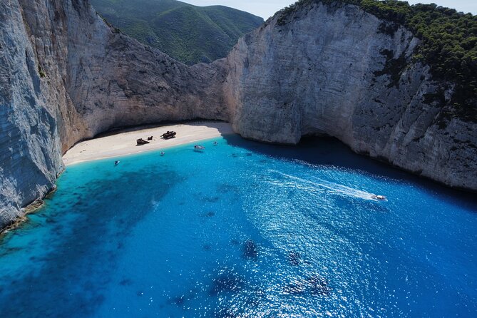 Zakynthos Shipwreck Beach with Blue Caves Land and Sea Tour - Shipwreck Beach is best seen from two angles