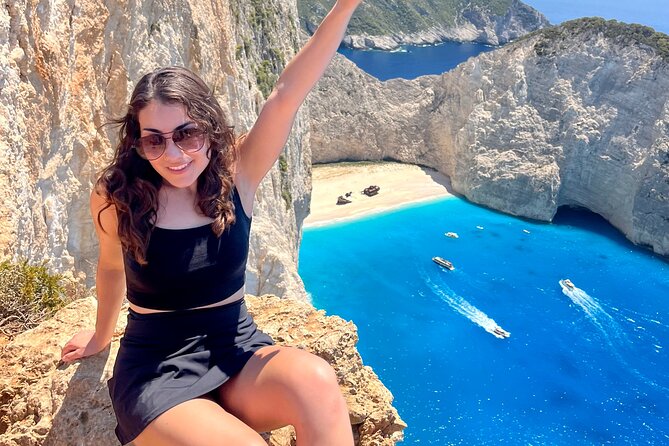 Zakynthos Shipwreck Beach with Blue Caves Land and Sea Tour - Local food and island traditions break up the driving