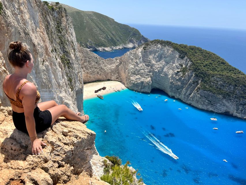 Zakynthos: Shipwreck Beach with Blue Caves Land & Sea Tour - Xigia and Makris Gialos bring two different coastal moods