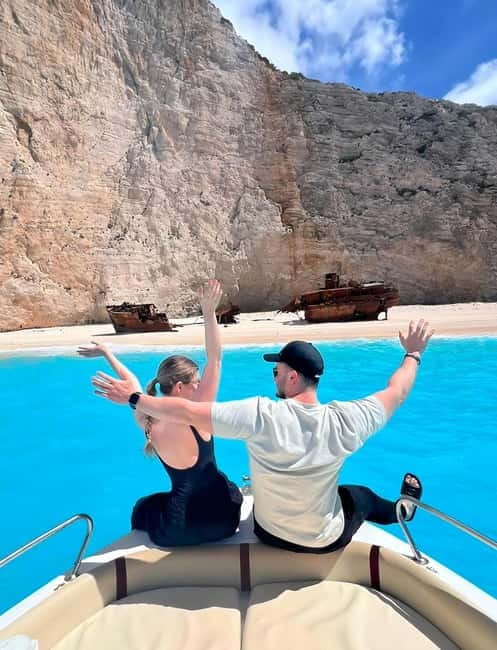 Zakynthos: Shipwreck & Caves Private Boat Tour with Skipper - Maravegias Cave and the smaller coastal caves