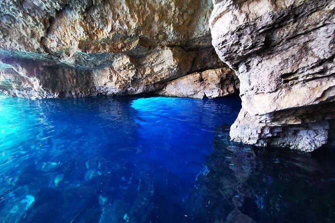Zakynthos Small Group Tour Shipwreck and Blue Caves Land & Sea - The Blue Caves depend on calm water