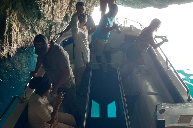 Zakynthos Small Group Tour Shipwreck bay Blue Caves by Land & Sea - The Blue Caves are best seen from the water