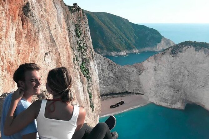 Zakynthos Small Group Tour Shipwreck bay Blue Caves by Land & Sea - Anafonitria is the practical lunch break
