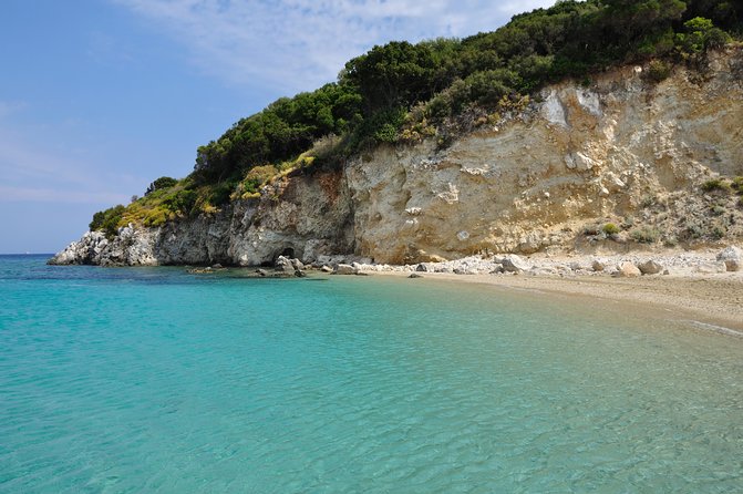 Zakynthos Smugglers Cove Full-Day Cruise - Navagio Beach from 50 meters offshore