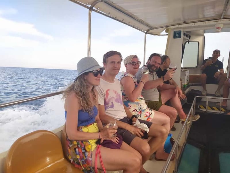 Zakynthos: Sunset Cruise to Myzithres with Wine - Key points at a glance