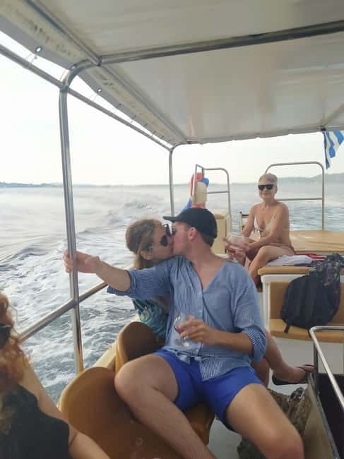 Zakynthos: Sunset Cruise to Myzithres with Wine - What to bring for the boat and beach stops