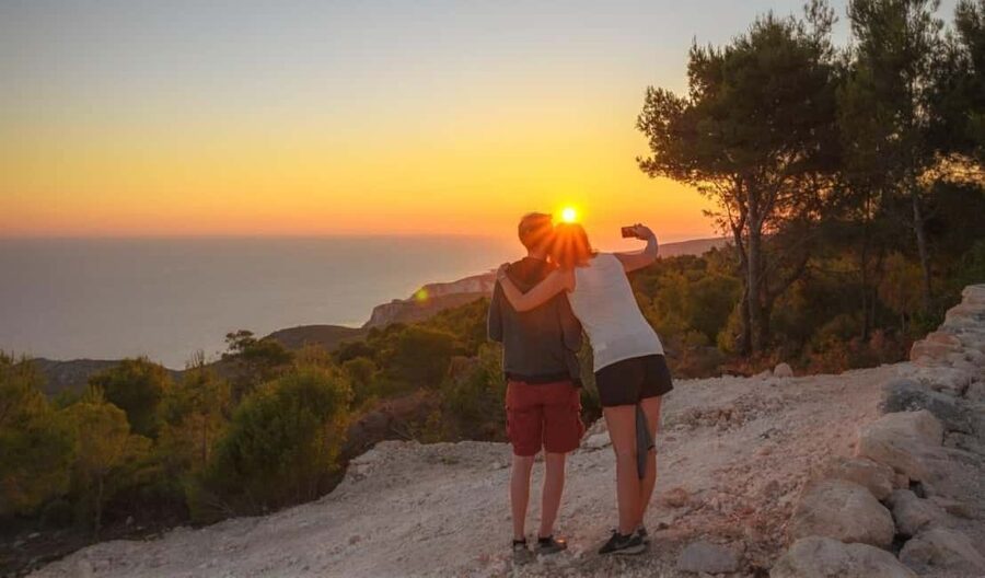 Zakynthos: Sunset Tour to Agalas Caves & Myzithres Viewpoint - Damianos Cave and the 150-meter rocky path