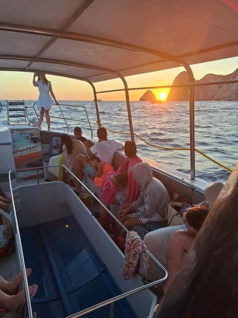 Zakynthos: Turtle Spotting, Marathonísi & Keri Caves Cruise - Entering the Keri Caves by boat